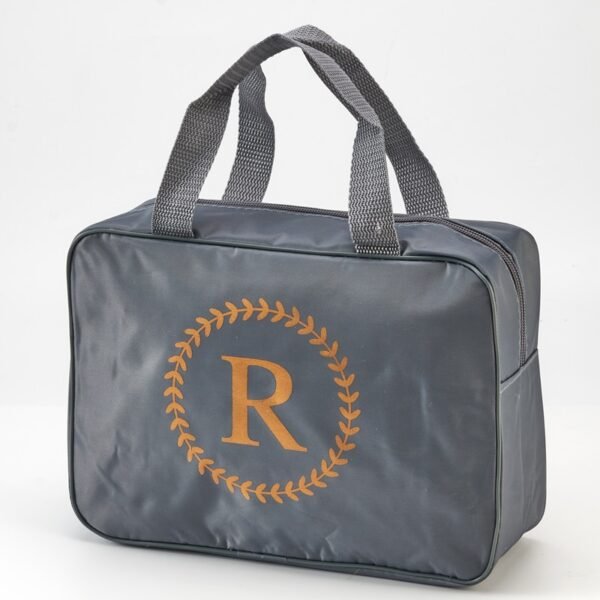 Letter-Printed Portable Toiletry Bag - Image 4
