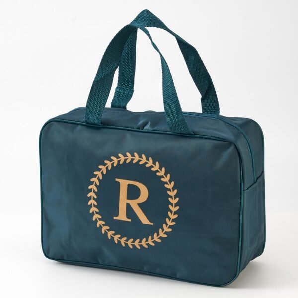 Letter-Printed Portable Toiletry Bag - Image 3