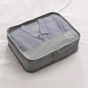 Cationic Fabric & Mesh Clothing Storage Bags - Organize Your Wardrobe Effortlessly