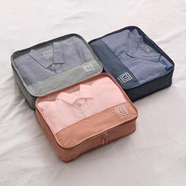 Cationic Fabric & Mesh Clothing Storage Bags - Organize Your Wardrobe Effortlessly - Image 2