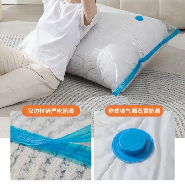 Hand Pump Vacuum Storage Bags Space Saver Bags Compression for Comforters and Blankets Sealer Clothes Storage - Image 9
