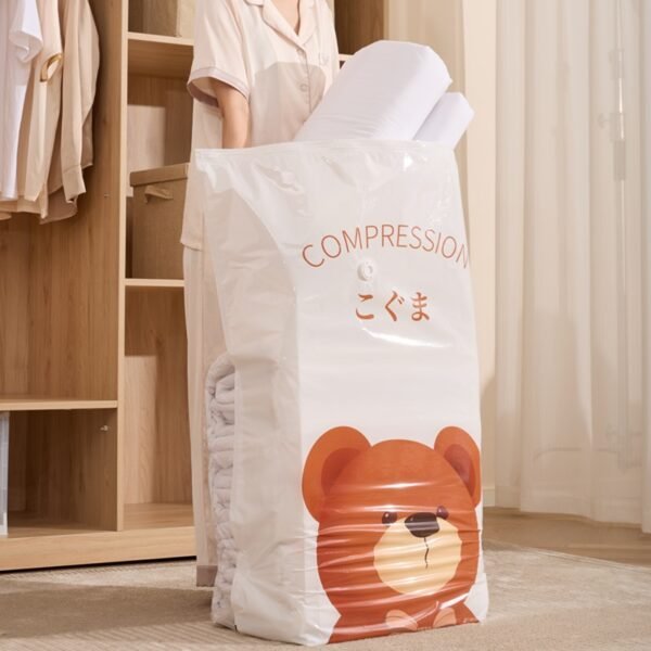 Multiple Vacuum Compression Zipper Storage Bags for Space Saving and Travel - Image 5