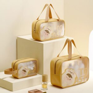 Cartoon-Printed PVC Waterproof Toiletry Bag