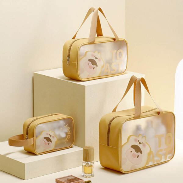 Cartoon-Printed PVC Waterproof Toiletry Bag