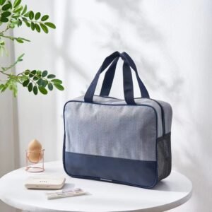 Color-Blocked Toiletry Bag