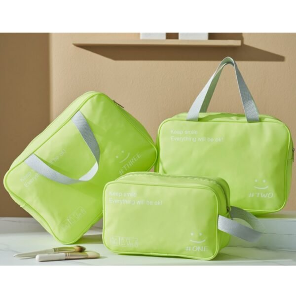 Macaron Color PVC Toiletry Bag - Image 6