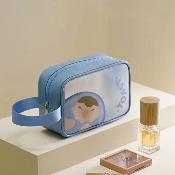 Cartoon-Printed PVC Waterproof Toiletry Bag - Image 8