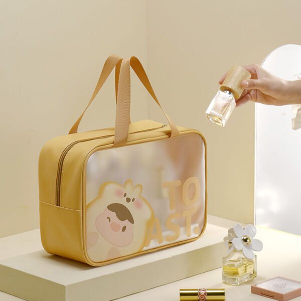Cartoon-Printed PVC Waterproof Toiletry Bag - Image 6