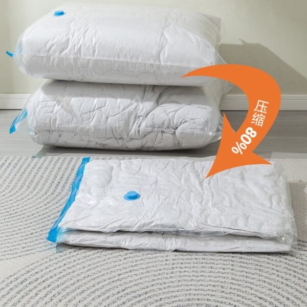 Hand Pump Vacuum Storage Bags Space Saver Bags Compression for Comforters and Blankets Sealer Clothes Storage - Image 5