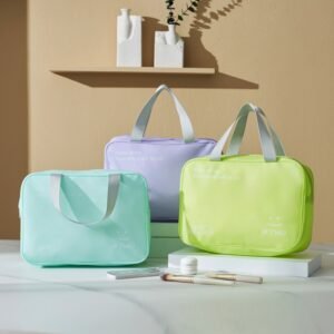 Macaron Color PVC Toiletry Bag