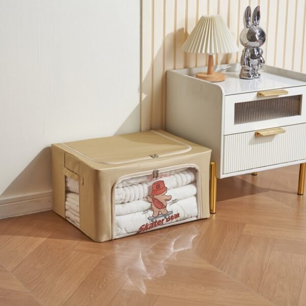 Steel Frame Fabric Clothes Storage Bins - Image 2