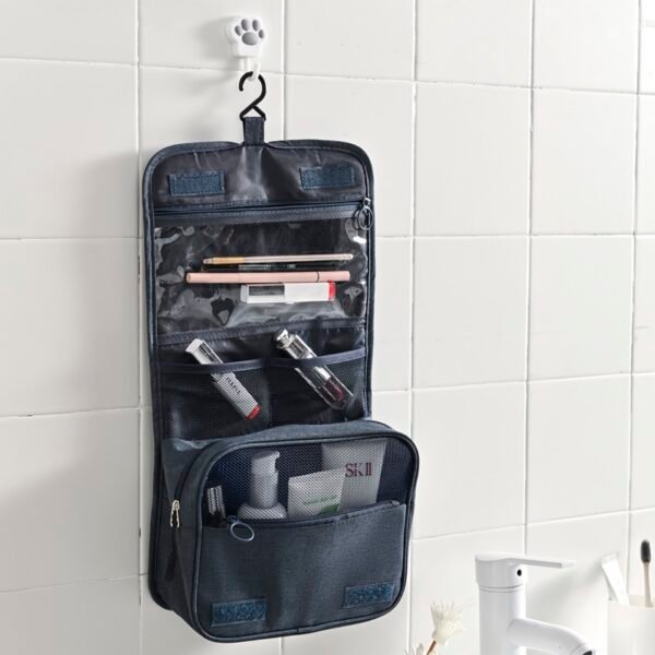 Hanging Travel Toiletry Bag Organizer with Hook - Image 2