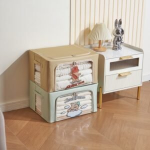 Steel Frame Fabric Clothes Storage Bins