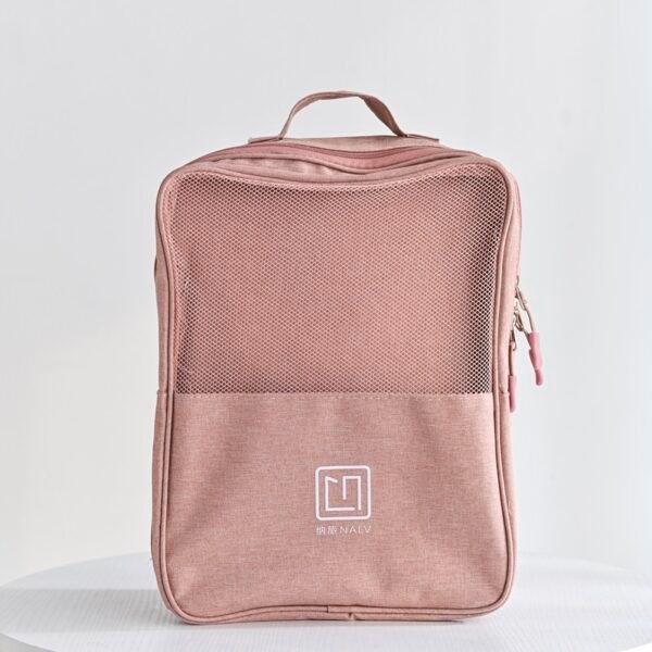 Waterproof & Portable Double - Layer Travel Shoe Storage Bag Ideal for Luggage Organization - Image 2
