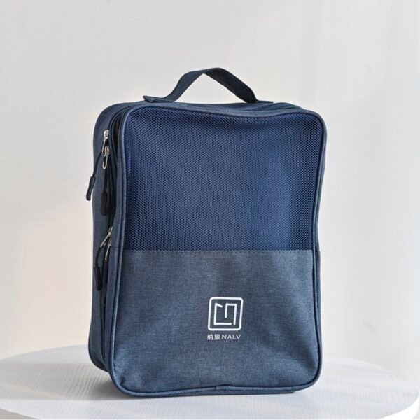 Waterproof & Portable Double - Layer Travel Shoe Storage Bag Ideal for Luggage Organization - Image 5
