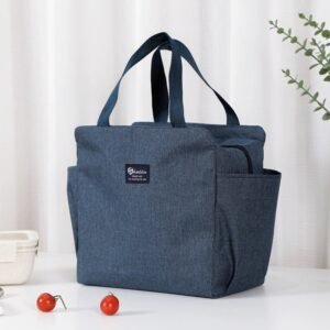 Reusable Leakproof Large Spacious Cooler Tote with Side Pockets