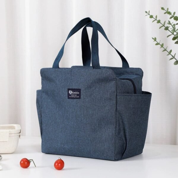 Reusable Leakproof Large Spacious Cooler Tote with Side Pockets - Image 2