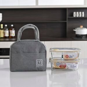 Arc-shaped Insulated Lunch Bag