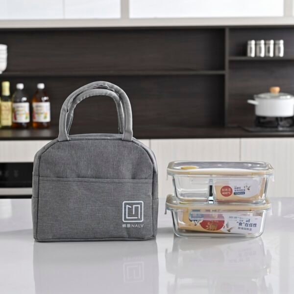 Arc-shaped Insulated Lunch Bag