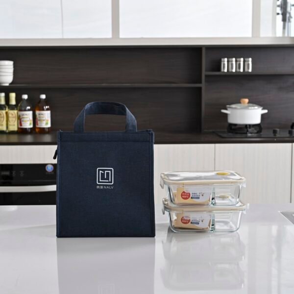 Premium Insulated Lunch Tote with Zipper - Image 3